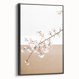 Farmhouse Wall Art - Delicate Blossom Branch in Minimalist Rustic Style