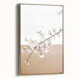 Farmhouse Wall Art - Delicate Blossom Branch in Minimalist Rustic Style