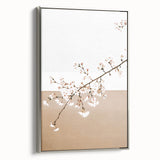 Farmhouse Wall Art - Delicate Blossom Branch in Minimalist Rustic Style