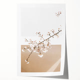 Farmhouse Wall Art - Delicate Blossom Branch in Minimalist Rustic Style