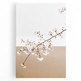Farmhouse Wall Art - Delicate Blossom Branch in Minimalist Rustic Style