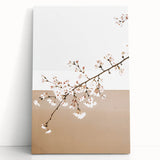 Farmhouse Wall Art - Delicate Blossom Branch in Minimalist Rustic Style