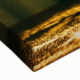 Farmhouse Wall Art - Rustic Sunflower Bouquet in Vintage Glass Vase