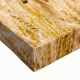 Farmhouse Wall Art - Poppies in Golden Wheat Field Rustic Style Print