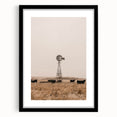 Farmhouse Wall Art - Windmill and Cattle Rustic Country Style Decor