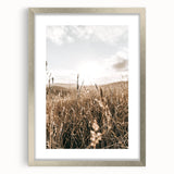 Farmhouse Wall Art - Rustic Sunset Landscape for Cozy Country Decor