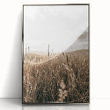 Farmhouse Wall Art - Rustic Sunset Landscape for Cozy Country Decor