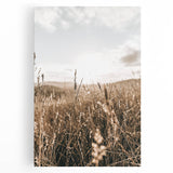 Farmhouse Wall Art - Rustic Sunset Landscape for Cozy Country Decor