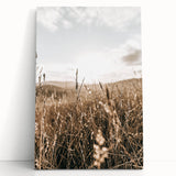 Farmhouse Wall Art - Rustic Sunset Landscape for Cozy Country Decor