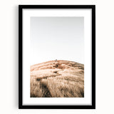 Farmhouse Wall Art - Golden Field Landscape for Rustic Country Decor