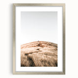 Farmhouse Wall Art - Golden Field Landscape for Rustic Country Decor
