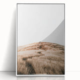 Farmhouse Wall Art - Golden Field Landscape for Rustic Country Decor