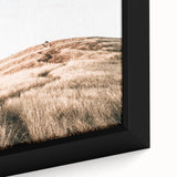 Farmhouse Wall Art - Golden Field Landscape for Rustic Country Decor