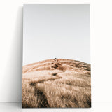 Farmhouse Wall Art - Golden Field Landscape for Rustic Country Decor