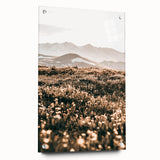 Farmhouse Wall Art - Scenic Mountain Meadow for Rustic Country Decor