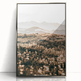 Farmhouse Wall Art - Scenic Mountain Meadow for Rustic Country Decor