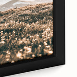 Farmhouse Wall Art - Scenic Mountain Meadow for Rustic Country Decor