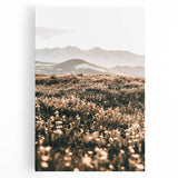 Farmhouse Wall Art - Scenic Mountain Meadow for Rustic Country Decor