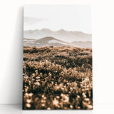 Farmhouse Wall Art - Scenic Mountain Meadow for Rustic Country Decor