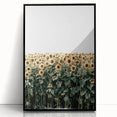 Farmhouse Wall Art - Vibrant Sunflower Field for Rustic Country Decor