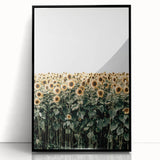 Farmhouse Wall Art - Vibrant Sunflower Field for Rustic Country Decor