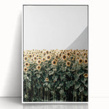 Farmhouse Wall Art - Vibrant Sunflower Field for Rustic Country Decor