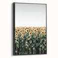 Farmhouse Wall Art - Vibrant Sunflower Field for Rustic Country Decor