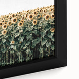 Farmhouse Wall Art - Vibrant Sunflower Field for Rustic Country Decor