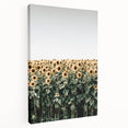 Farmhouse Wall Art - Vibrant Sunflower Field for Rustic Country Decor