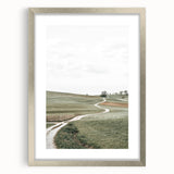 Farmhouse Wall Art - Serene Winding Path for Rustic Country Decor