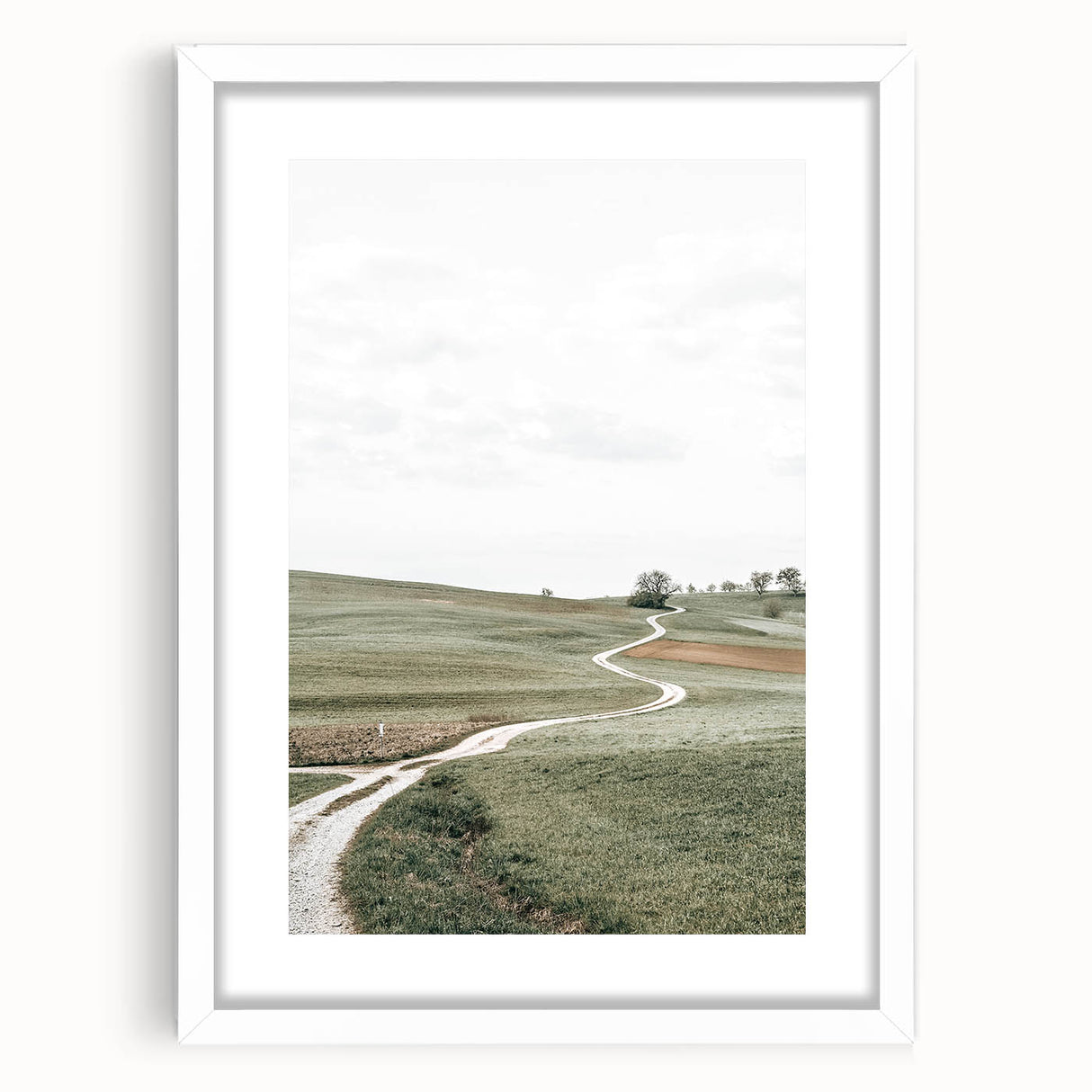 Farmhouse Wall Art - Serene Winding Path for Rustic Country Decor