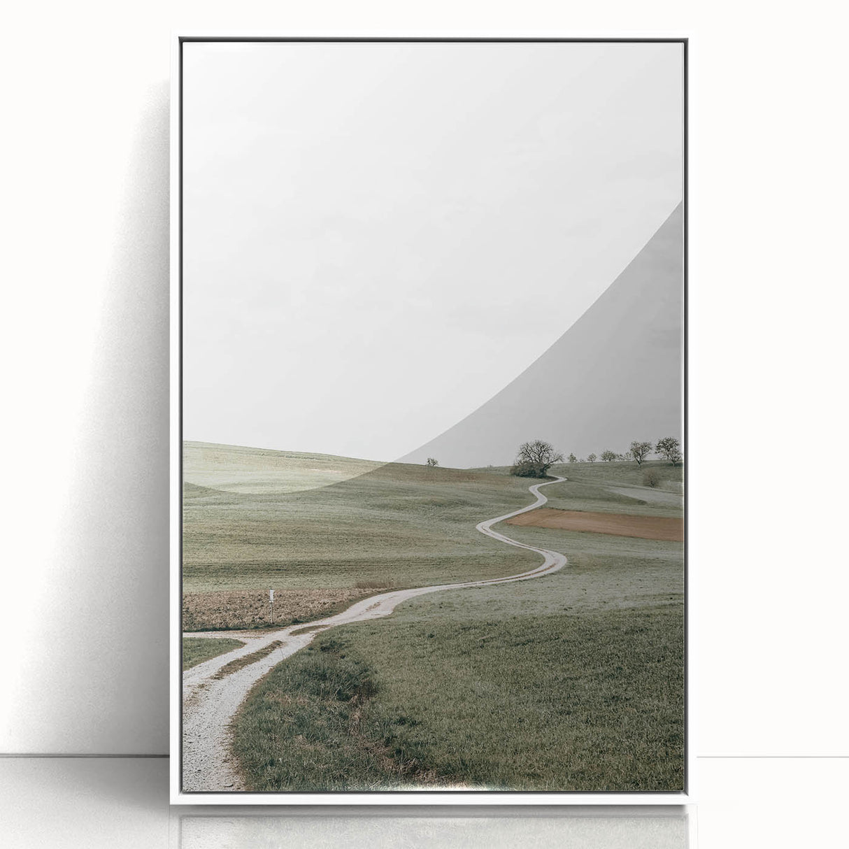Farmhouse Wall Art - Serene Winding Path for Rustic Country Decor