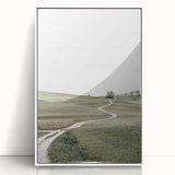 Farmhouse Wall Art - Serene Winding Path for Rustic Country Decor