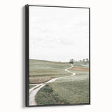 Farmhouse Wall Art - Serene Winding Path for Rustic Country Decor