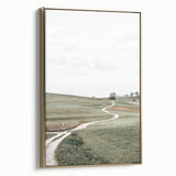 Farmhouse Wall Art - Serene Winding Path for Rustic Country Decor