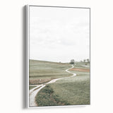 Farmhouse Wall Art - Serene Winding Path for Rustic Country Decor