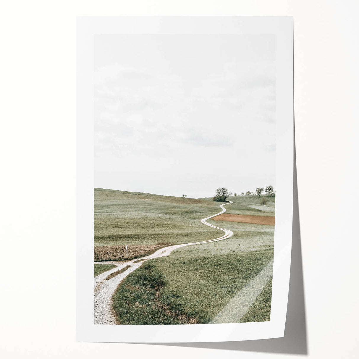Farmhouse Wall Art - Serene Winding Path for Rustic Country Decor