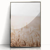 Farmhouse Wall Art - Wheat Field for Rustic Country Living Decor
