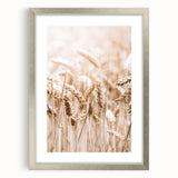 Farmhouse Wall Art - Wheat Harvest Design for Rustic Country Decor