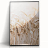 Farmhouse Wall Art - Wheat Harvest Design for Rustic Country Decor