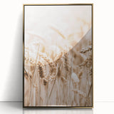 Farmhouse Wall Art - Wheat Harvest Design for Rustic Country Decor