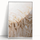 Farmhouse Wall Art - Wheat Harvest Design for Rustic Country Decor