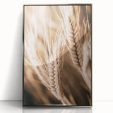 Farmhouse Wall Art - Close-Up Wheat Design for Rustic Country Decor
