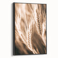 Farmhouse Wall Art - Close-Up Wheat Design for Rustic Country Decor