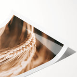 Farmhouse Wall Art - Close-Up Wheat Design for Rustic Country Decor