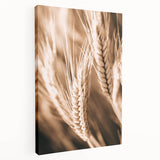 Farmhouse Wall Art - Close-Up Wheat Design for Rustic Country Decor