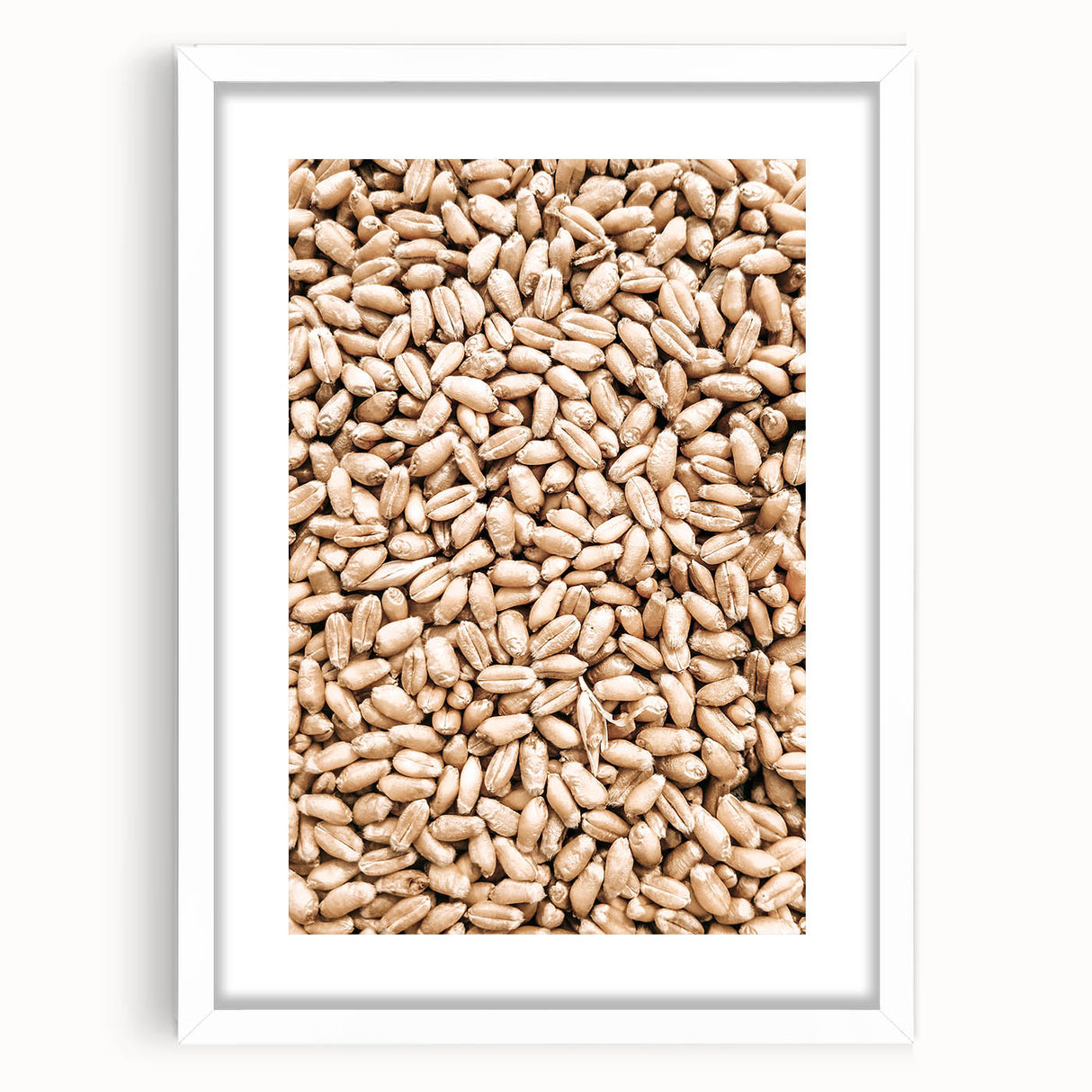 Farmhouse Wall Art - Wheat Grain Texture for Rustic Country Decor