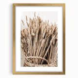 Farmhouse Wall Art - Wheat Bouquet for Rustic Country Style Decor