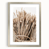 Farmhouse Wall Art - Wheat Bouquet for Rustic Country Style Decor