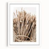 Farmhouse Wall Art - Wheat Bouquet for Rustic Country Style Decor
